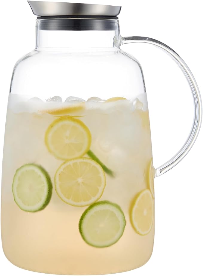 Purefold Pitcher with Lid, 109 Ounces Water Pitcher, Heat Resistant Leakproof - Image 9