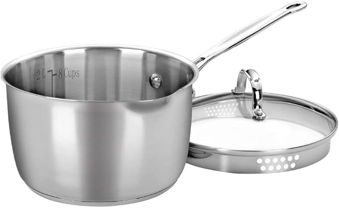 Cuisinart 7193-20P Chef's Classic Stainless 3-Quart Cook and Pour Saucepan by Cuisinart