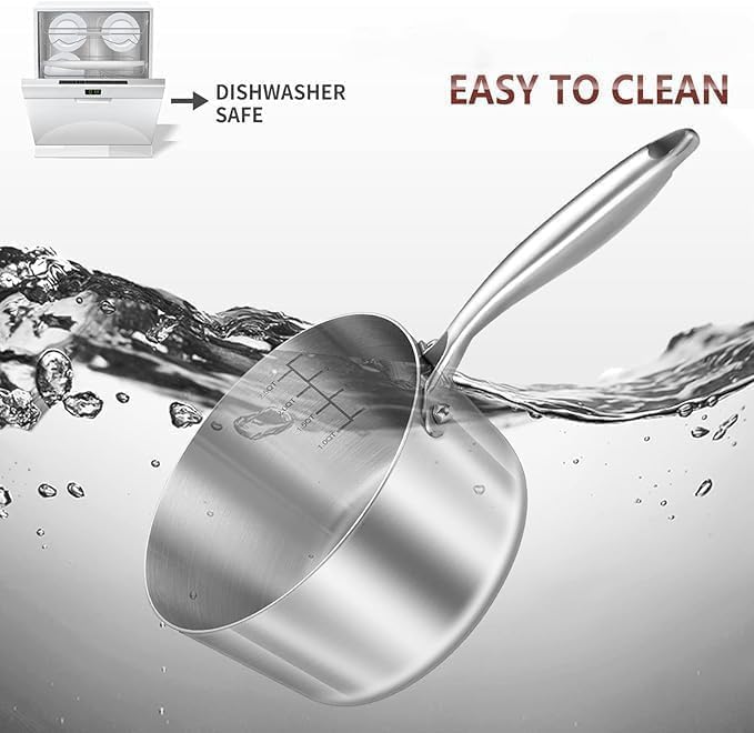 LOLYKITCH Tri-Ply Stainless Steel Saucepan Set - Image 5
