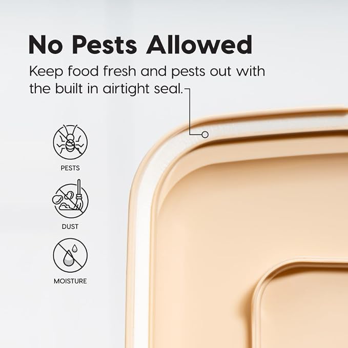 IRIS USA Airtight Dog Food Storage Container, WeatherPro, Removable Wheels - Image 8