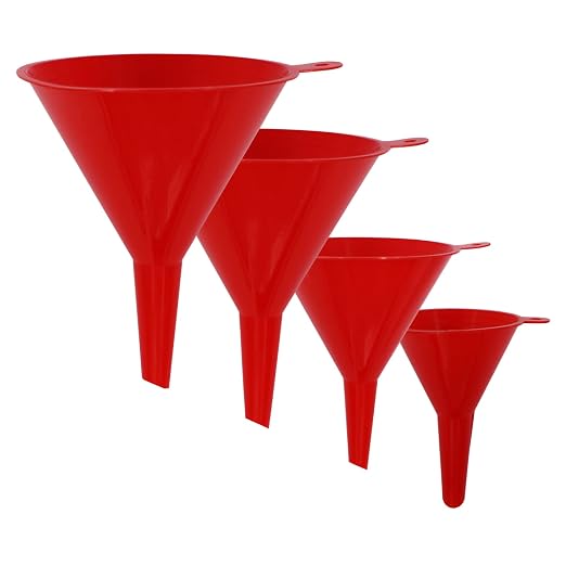 KongNai 4 Pieces Plastic Funnel Set by KongNai