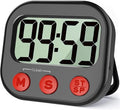 Kitchen Timer, Digital Visual Timer Magnetic Clock Stopwatch Countdown Timer by Unknown