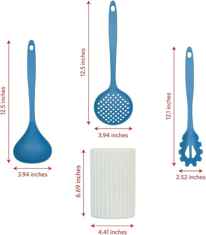Glad Kitchen Utensils Set, Spaghetti Server, and Turner Spatula Set - Image 5
