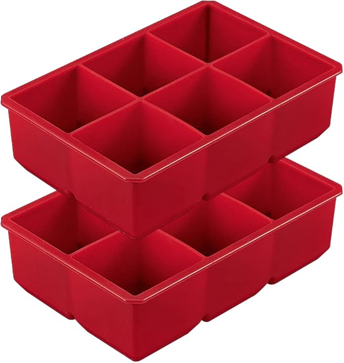 Houdini Large Cube Silicone Tray Ice Mold, 2 pack - Image 3