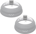 2 Pack Microwave Splatter Cover Glass Guard Lid by GGG-GLOU-GLOUGOOSE