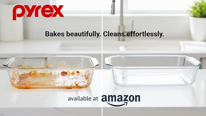 Pyrex 233-D 5 Qt Deep Hold-Everything Glass Baking Dish - Image 7