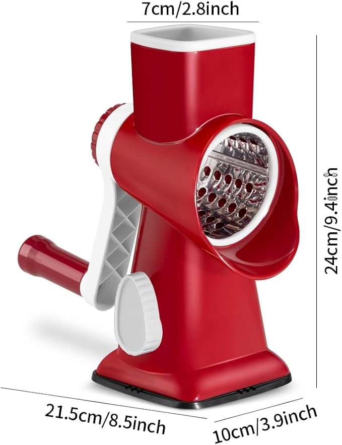 Cheese Grater Hand Crank Rotary Vegetables Shredder - Image 2
