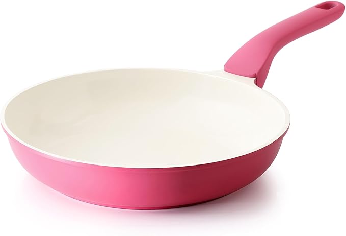 PRICUSIS Nonstick Ceramic Frying Pan, 8/10 Inch Skillet by PRICUSIS