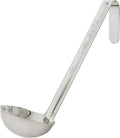 Winco One Piece Stainless Steel Ladle, 1 Ounce by Winco