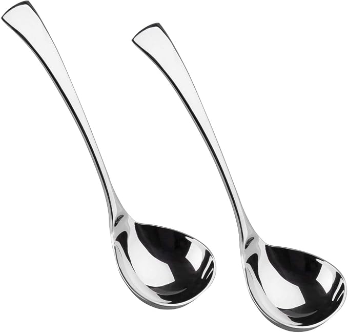 IMEEA 7.6-Inch Small Serving Ladle, 18/10 Stainless Steel Gravy Spoon by IMEEA