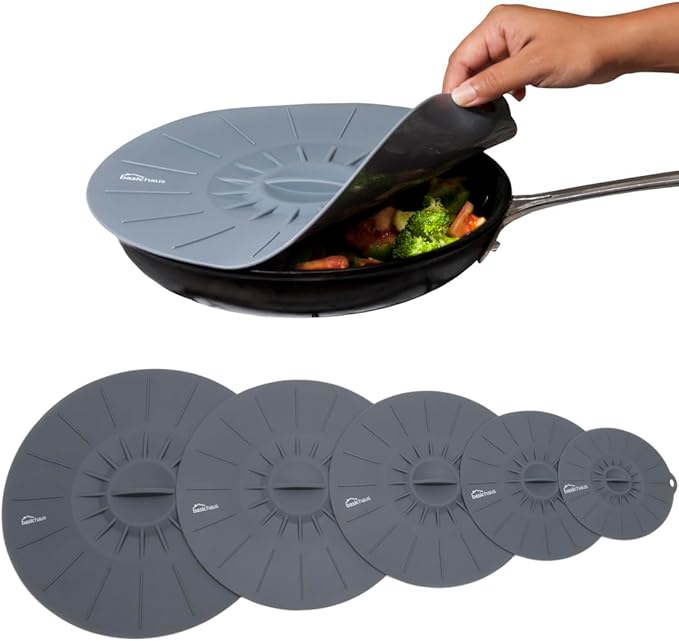 Microwave Cover Silicone Lids by BasicHaus