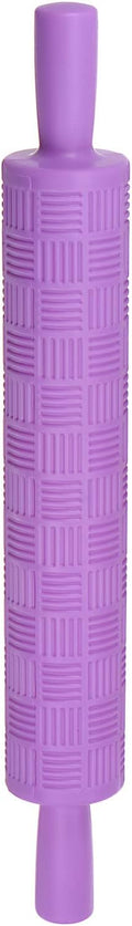 HARFINGTON Pattern Embossed Rolling Pin 14.57" x 1.97" Strip 3D Pattern PP by HARFINGTON