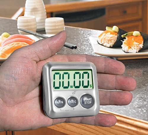 Elegant Digital Kitchen Timer Stainless Steel - Image 5