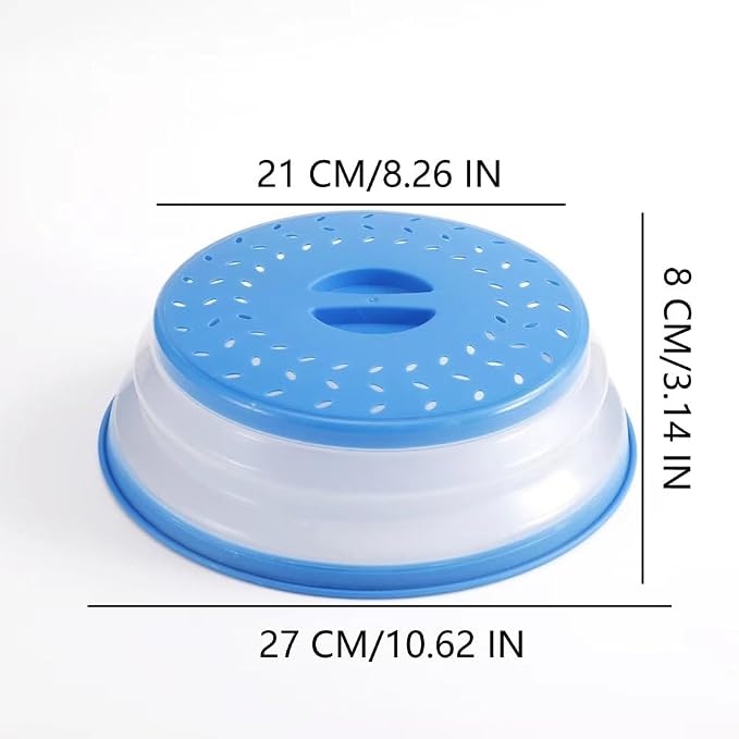 Collapsible Microwave Splatter Cover, Microwave Plate Cover - Image 2