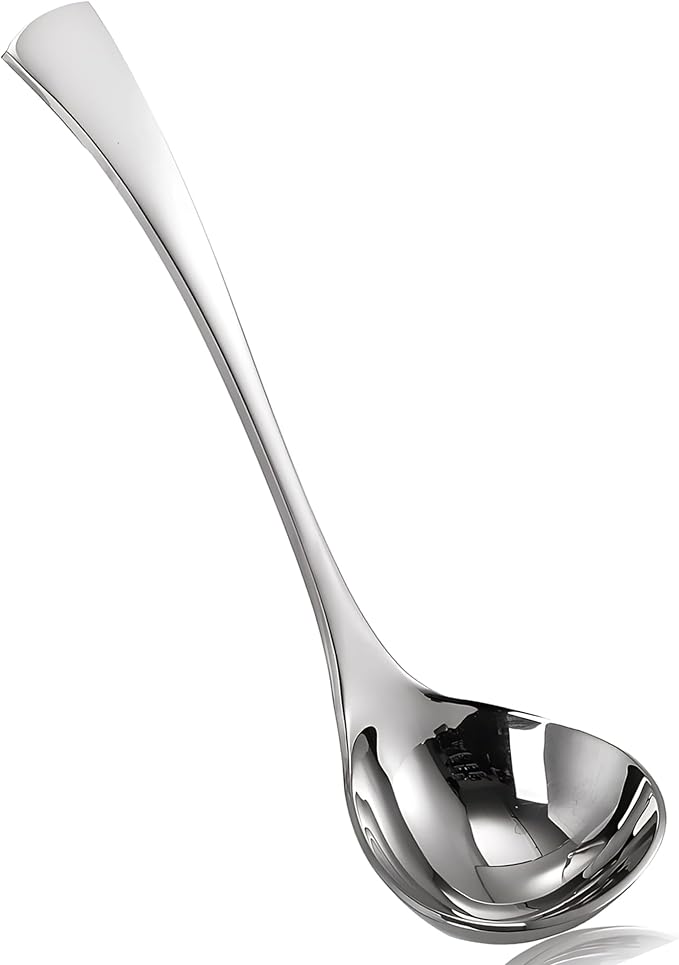 Comicfs Gravy Ladle, 18/10 Stainless Steel Soup Ladle, Small Soup Ladles by Comicfs