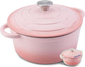 Enameled Cast Iron Dutch Oven - 7QT Pot by WOKINS