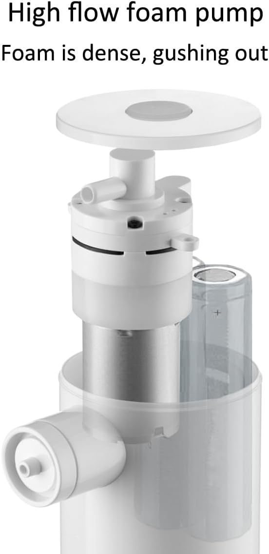 Foaming Soap Dispenser, Electric and Rechargeable, Refillable Foam Hand - Image 6