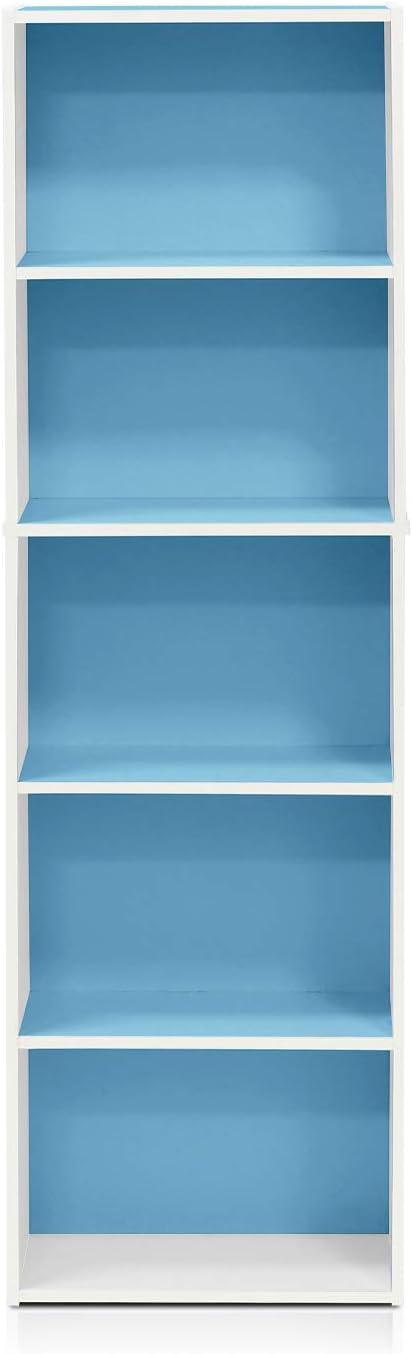 Furinno LUDER Book Shelf, 5-Tier Bookshelf, Bookcase - Image 7