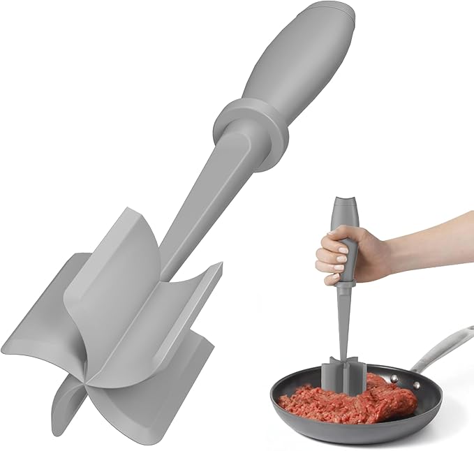 Meat Chopper, Hamburger Grinder, Premium Heat Resistant Smasher by PGYARD