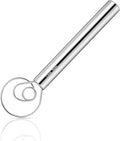 Small Ring Danish Dough Whisk Stainless Steel, Suitable by CosonHome
