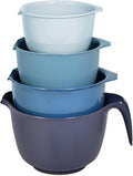 Glad Mixing Bowls with Pour Spout, Dishwasher Safe Kitchen Cooking and Baking by GladTrashFoodStorage