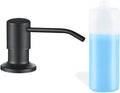 Built in Soap Dispenser for Kitchen Sink, Matte Black Stainless Steel by DOILIESE
