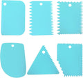 6pcs Cake Scraper Decorating Comb and Icing Smoother Reusable Bread Cream Pizza by YQBOOM