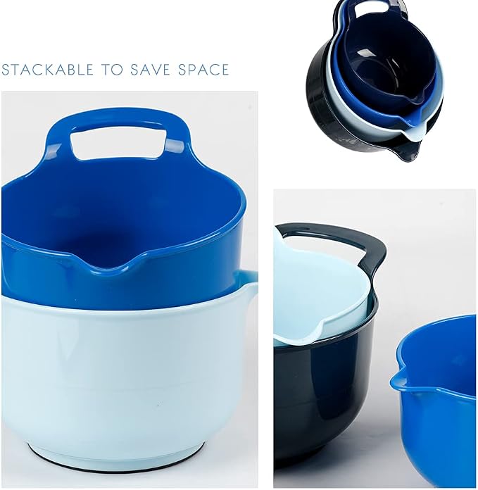 BoxedHome 4 Pack Nesting Mixing Bowls - Image 4