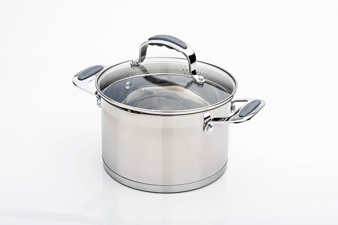 David Burke Gourmet Pro Stature Stainless Steel 4-Qt Sauce pot by David+Burke