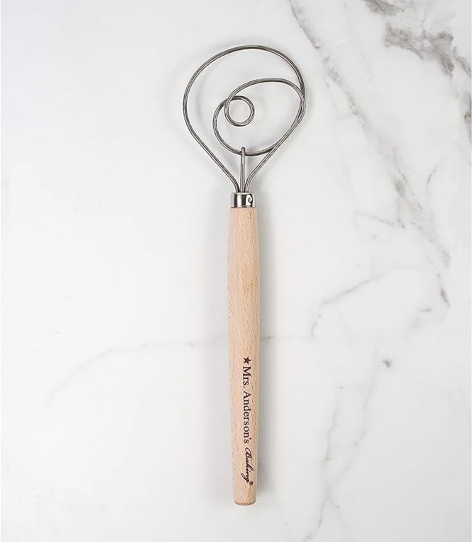 Mrs. Anderson's Baking Dough Whisk, Single-Loop, 12 Inch, 18/8 Stainless Steel - Image 2