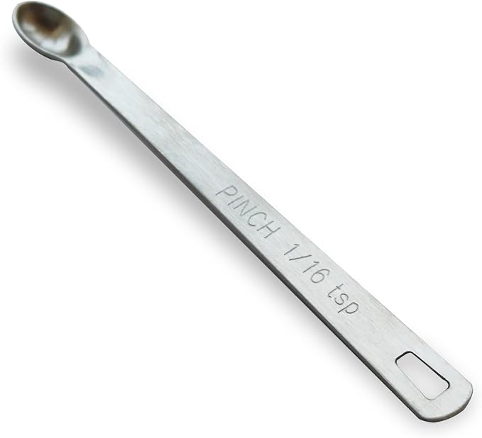 1PCS 1/16 Teaspoon Single Tiny Measuring Spoon, Small Individual Stainless by BERYLER