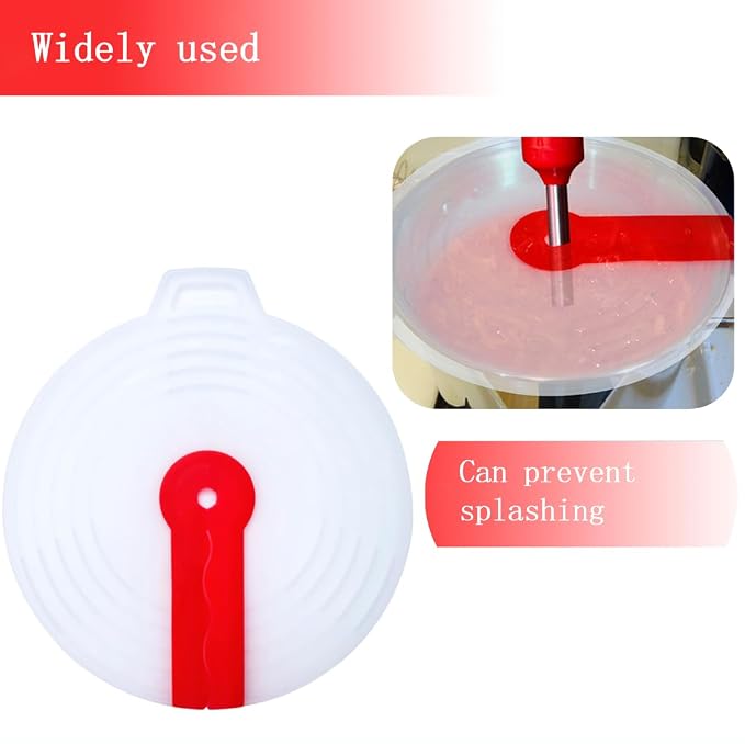 Splatter Guard for Mixer, Hand Mixer Splatter Guard, Cooking Splash Guard for - Image 6