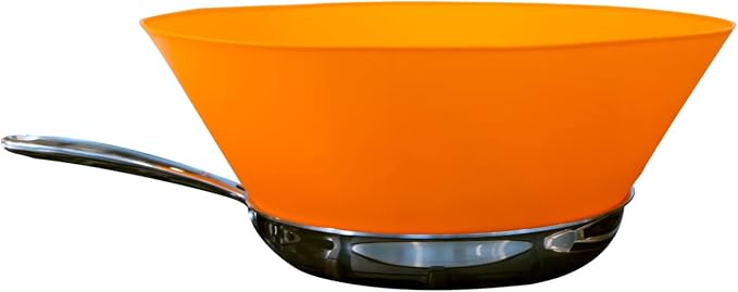 Frywall 8 - Orange - Splatter Guard, as Seen on Shark Tank by Frywall