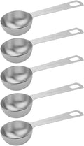 5PCS 1tbsp Single Measuring Spoon, Stainless Steel Individual Teaspoons Only by BERYLER