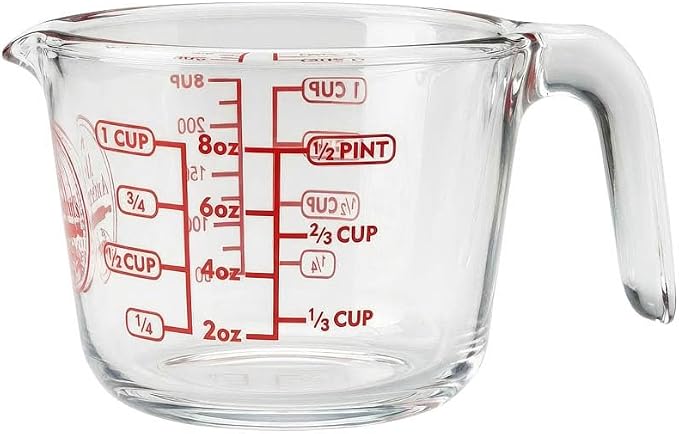 Mrs. Anderson's Baking Glass Measuring Cup, Borosilicate Glass, Precision - Image 2