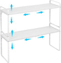 15.5 to 25.5 Inch Expandable Kitchen Cabinet Organizer Shelf, 30 LBS Heavy Duty by X-cosrack