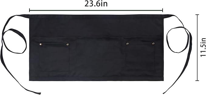 Server Apron with 5 Pockets - Image 5