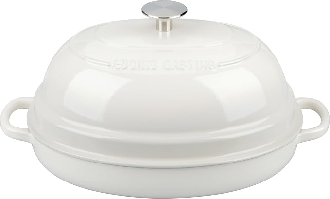 EDGING CASTING Enameled Oval Cast Iron Dutch Oven Pot - Image 6