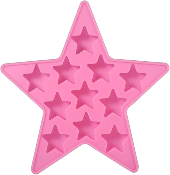Five Star Shaped Cool Silicone Ice Cube Tray Freeze Mold Maker Tools Pentagram by WenTigDY
