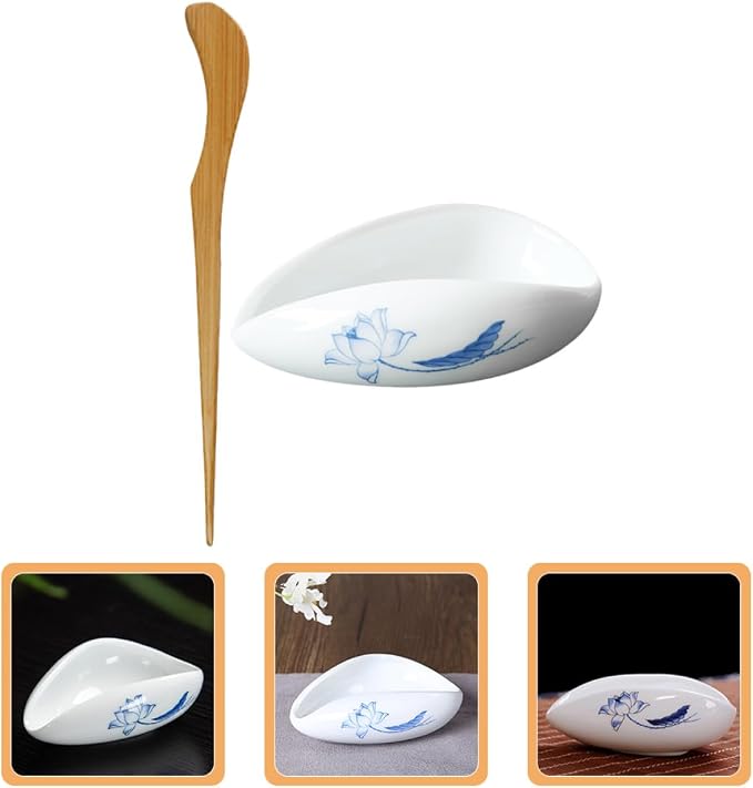 Ceramic Tea Leaf Holder Plate - Image 6
