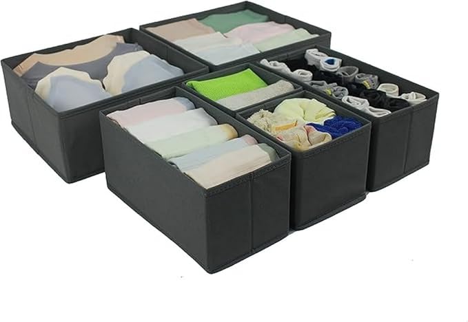 Amazon Basics Collapsible Cloth Drawer Organizer Boxes - Image 3