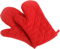 Oven Mitts, Premium Heat Resistant Kitchen Gloves Cotton & Polyester Quilted by Nachvorn