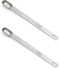 2PCS 1/4tsp Single Measuring Spoon, Stainless Steel Long Handle Individual by BERYLER