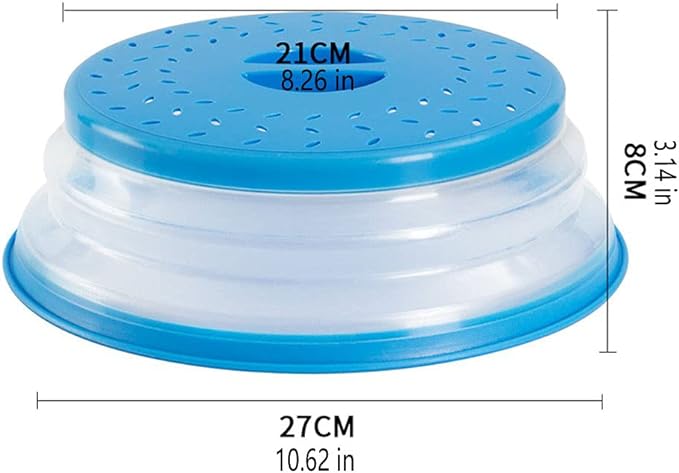 Collapsible Microwave Splatter Cover, 10.5 Inch, Dishwasher-safe, Microwave - Image 2