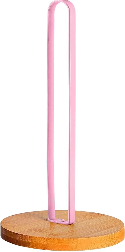 TONLEA Wooden Paper Towel Holder Countertop, Kitchen-Towel-Holder FreeStanding by TONLEA