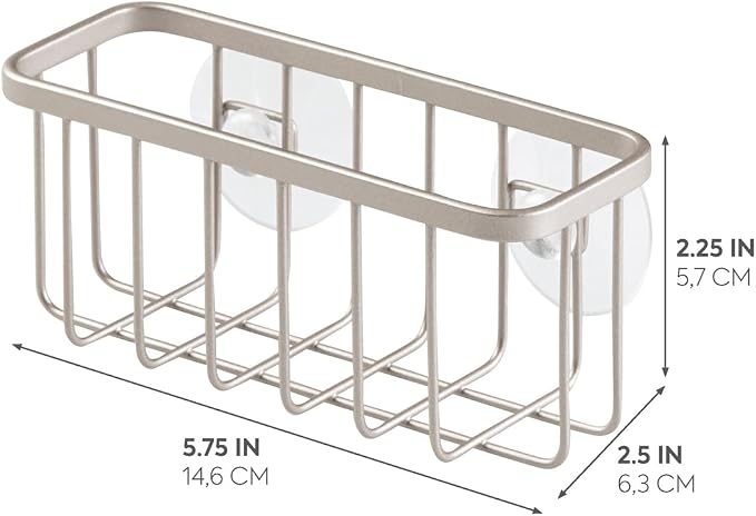 iDesign Rust-Resistant Stainless Steel Sponge Holder - Image 2