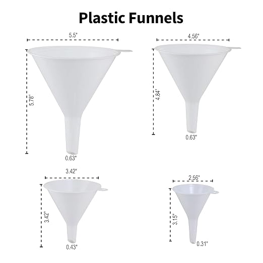 Plastic Funnel Set, Kitchen Funnels - Image 2