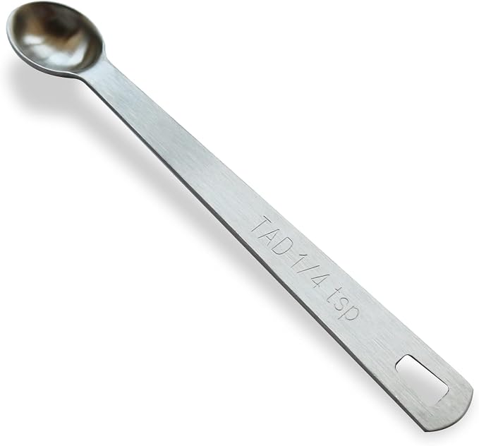 1PCS 1/4 Teaspoon Single Tiny Measuring Spoon, Small Individual Stainless Steel by BERYLER