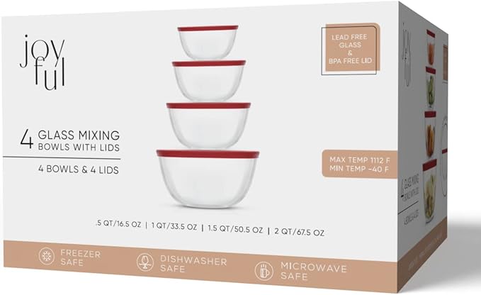 JoyJolt Kitchen Mixing Bowls - Image 7