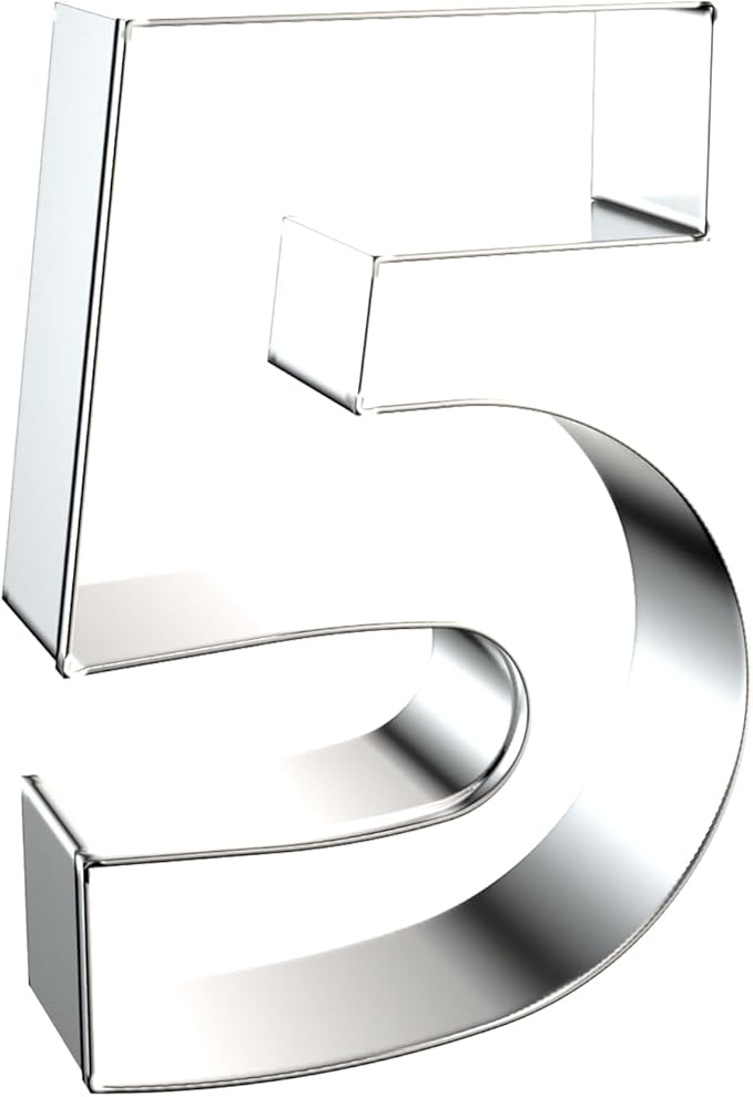 4 Inch Number Cookie Cutter Set - Image 3